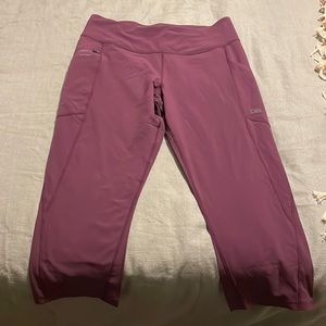 Outdoor Research Running Capri. Never been worn purple capri